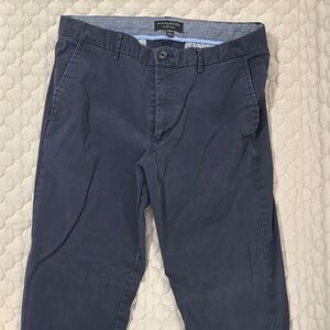 Alfani Blue Chinos with Straight Leg Fit
